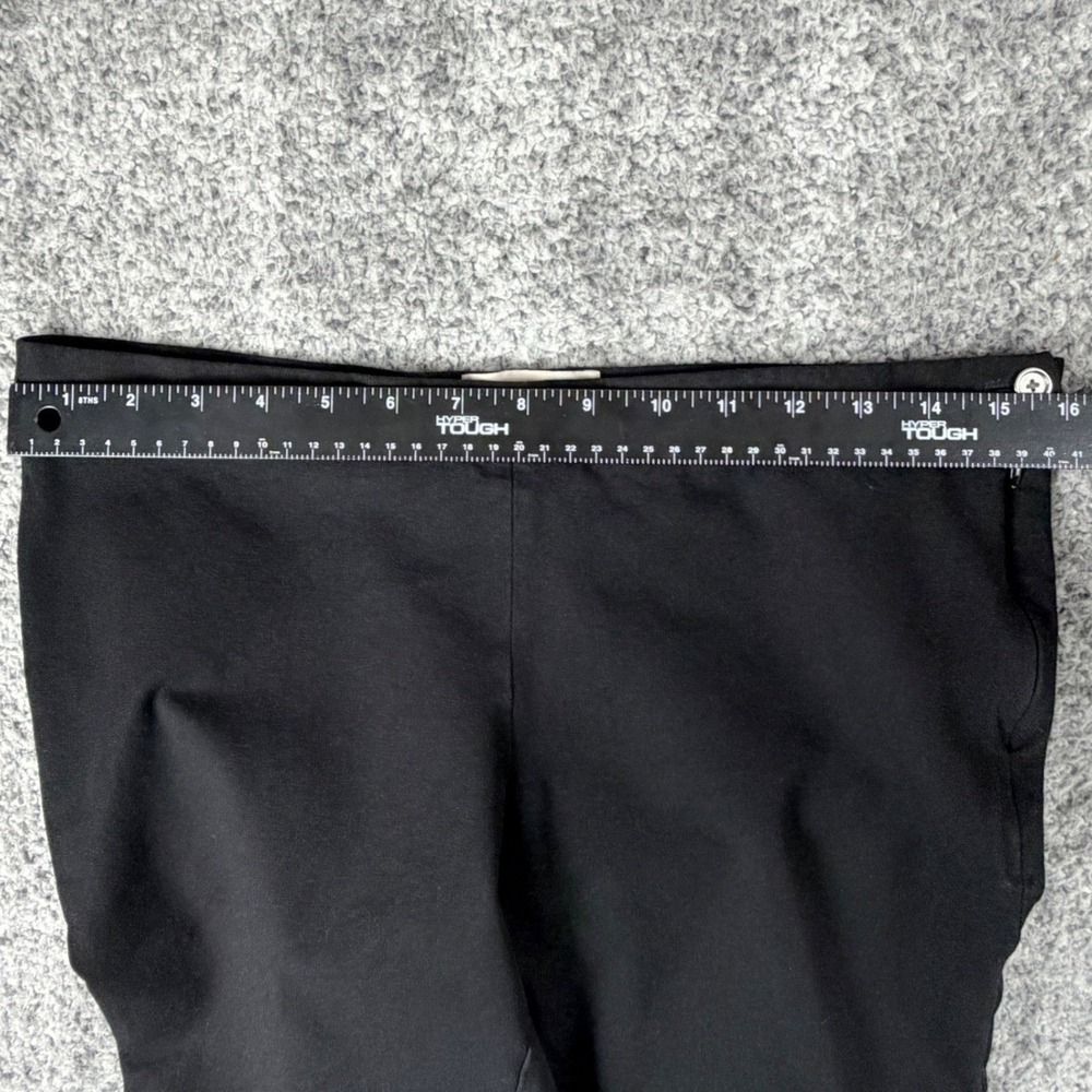 Banana Republic Women's 10 Sloan Fit Black Ankle Work Trouser Pants Side Zip - Picture 11 of 16